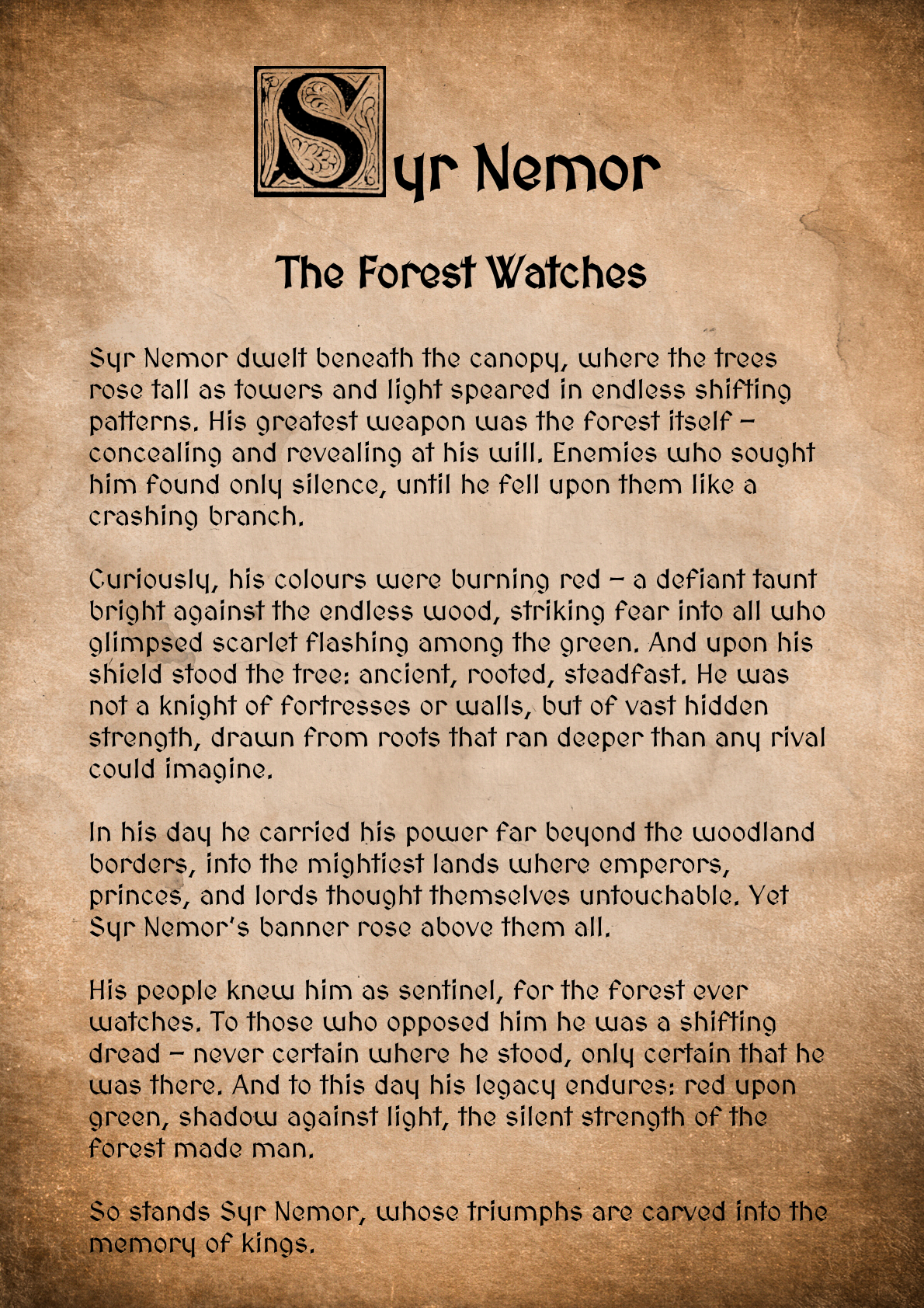 Syr Nemor - inspired by Nottingham Forest - Image 2