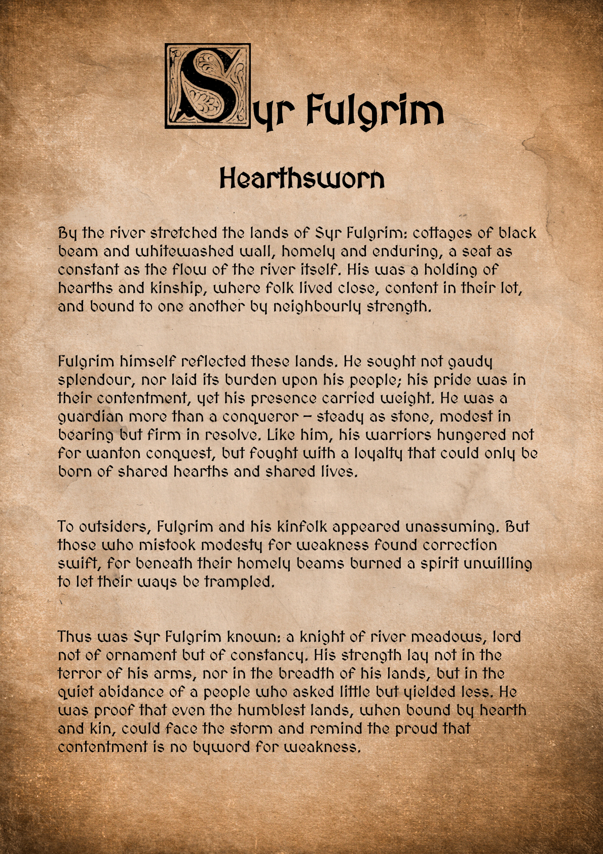 Syr Fulgrim - inspired by Fulham - Image 2