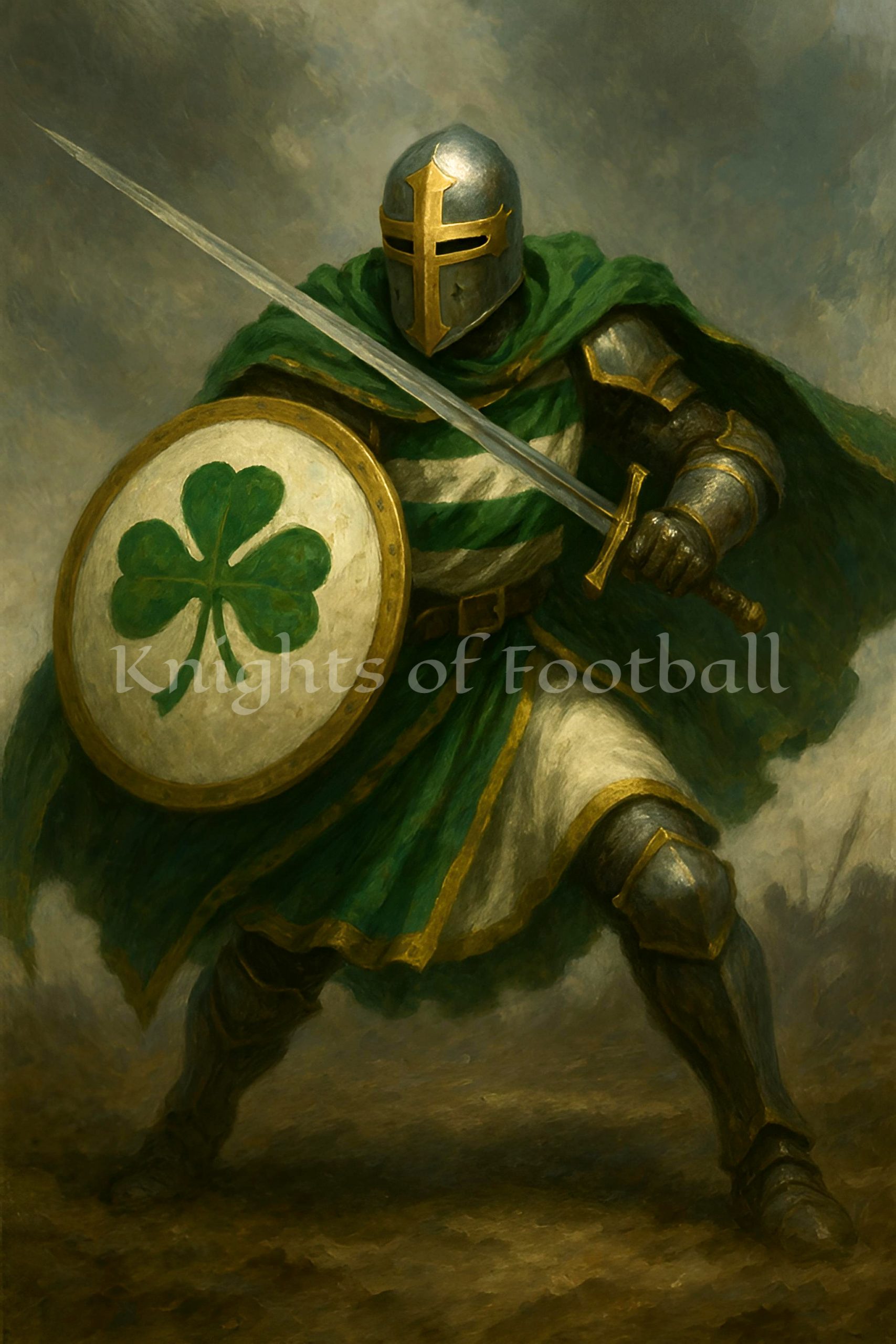 Syr Erynrath, the Green Knight - inspired by Celtic